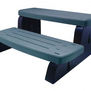 Spa Side Step Deluxe - Coastal Grey | A6 Hot Tubs