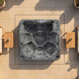 SB349L - 6 Person Hot Tub Odyssey Grey