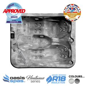 Oasis RX-170S Heatwave 3 Person Hot Tub | A6 Hot Tubs