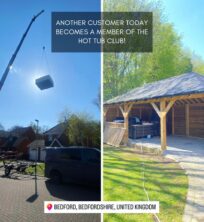 Bedfordshire Hot Tub Craning and Install (1) | A6 Hot Tubs