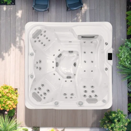 Equinox Nexus 360 5 Seater Hot Tub - Alpine White