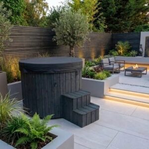 Solo Ice Bath with Integrated Chiller - Grey Cold Plunge Tub for Home Recovery