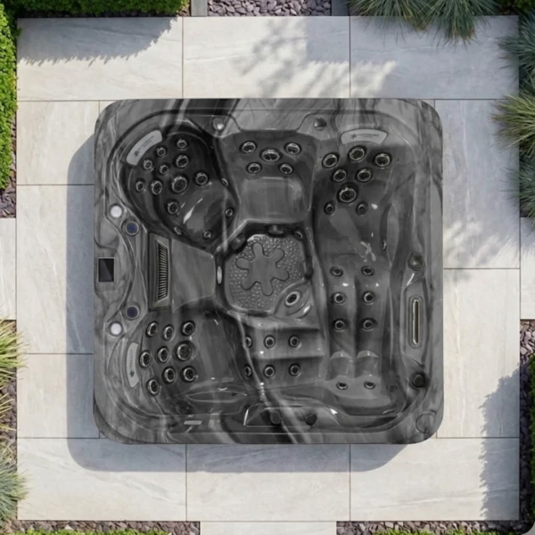 942-DL 4-Seater Hot Tub (32 Amp) - Odyssey Grey
