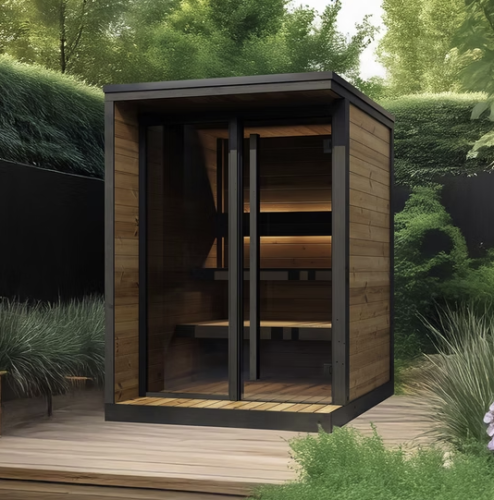 Yakia 400 S 2-Person Outdoor Sauna (6kW)