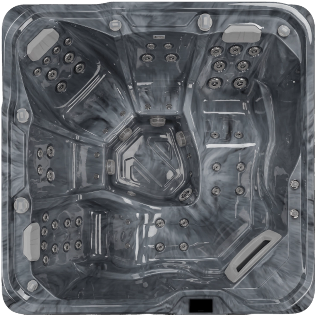 Equinox Nexus 570 5-Seater Hot Tub in Storm Cloud Grey (2 Loungers / 32 Amp) - Image 2