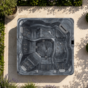 Equinox Nexus 770 5 Seater Hot Tub – Storm Cloud Grey